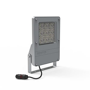Светодиодный светильник VARTON прожектор FL-Sport ASWM 130 Вт 5000 К RAL7045 муар DALI